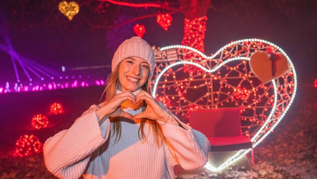 Auch Fotopoints bietet der Frohnleitner Lichterpark.