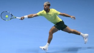 Carlos Alcaraz ist bei den ATP-Finals weiterhin makellos unterwegs ...