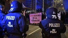 Archivbild aus dem Jahr 2017: Antifa-Kundgebung in Hannover