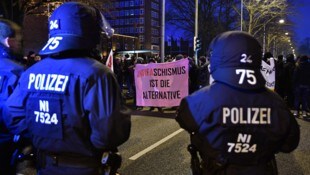 Archivbild aus dem Jahr 2017: Antifa-Kundgebung in Hannover