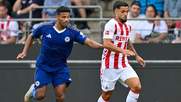 Jusuf Gazibegović (rechts) hat es in Köln schwer.