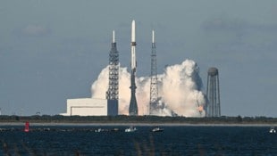 Der Raketenstart erfolgte im dritten Anlauf. Blue Origin hatte ihn wegen schlechter ...