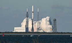 Der Raketenstart erfolgte im dritten Anlauf. Blue Origin hatte ihn wegen schlechter ...