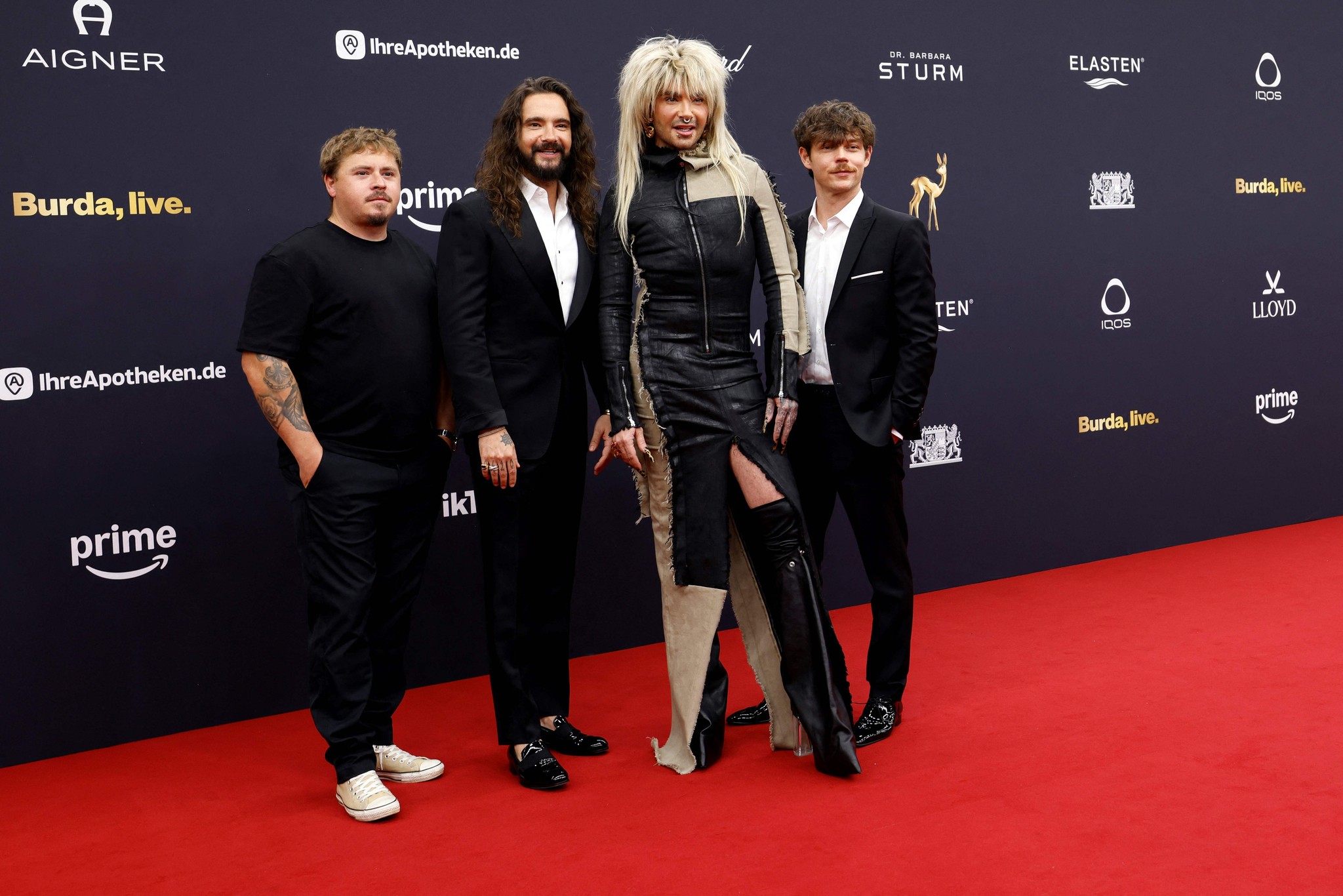 Bill und Tom Kaulitz mit Tokio Hotel