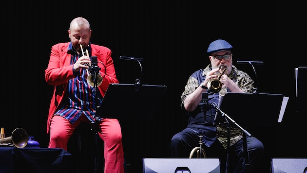 Thomas Gansch (li.) und Randy Brecker: 50er Party mit wildem Mix aus Musik und Schmäh