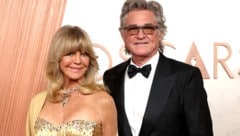 Goldie Hawn feiert ihren 80. Geburtstag mit ihrem Lebensgefährten Kurt Russell und ihrer ...
