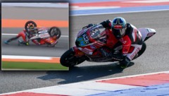 Cormac Buchanan kam im ersten Training zu Sturz.