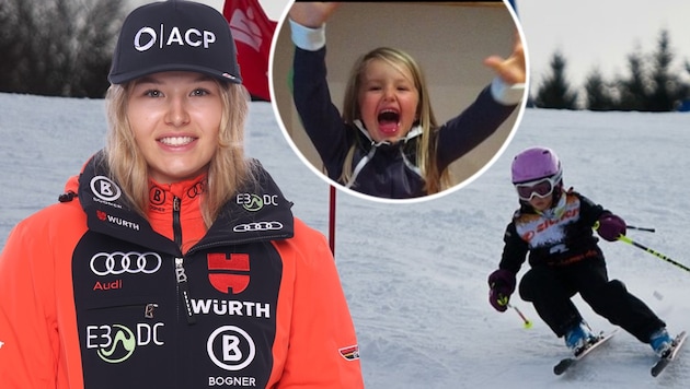 Schon als kleines Mädchen war sie mit Vollgas unterwegs: Die 18-jährige Romy Ertl freut sich auf ...