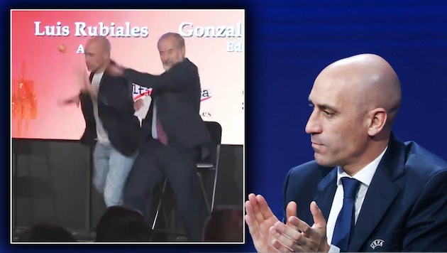 Luis Rubiales wurde von seinem eigenen Onkel mit Eiern beworfen.