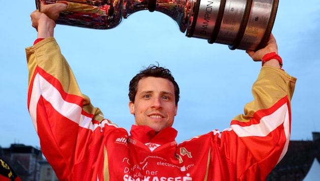 Johannes Reichel wurde mit dem KAC fünfmal Meister, zuletzt 2013.