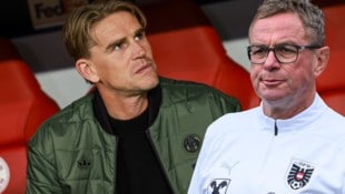 Christoph Freund (links) und Ralf Rangnick sind begehrt!