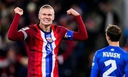 Erling Haaland kommt aus dem Jubeln gar nicht mehr heraus.