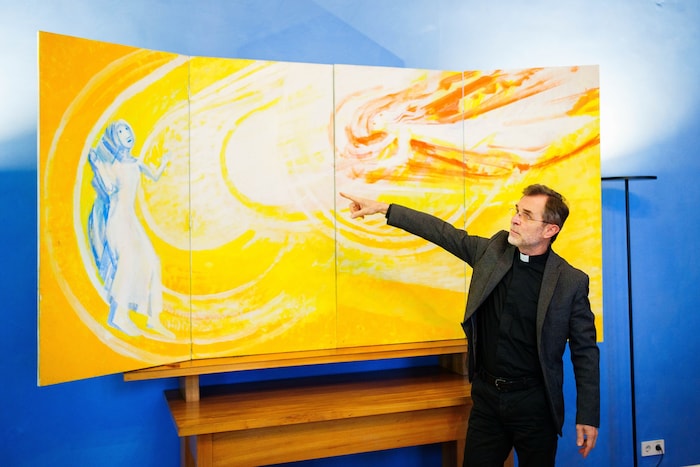 The winged altar by artist Helmut Michael Berger