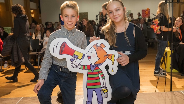 Große Bühne für kleine Helden: Bei der Gala waren auch die amtierenden Kinderbürgermeister ...