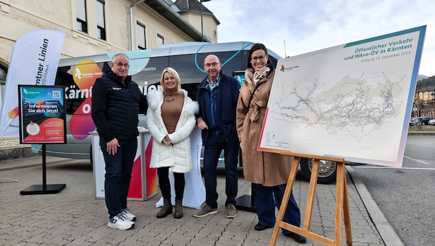 Lurnfeld-Bgm. Gerald Preimel (1vl), sein Vize Siegfried Wohl (3vl), Sonja Raupl (2vl), ...