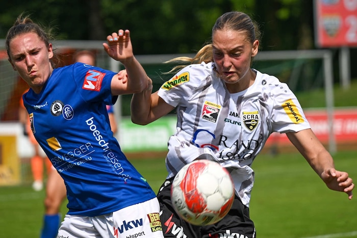 Brigitta Pulins (r.) ist die gefährlichste Torschützin in der Frauen Bundesliga.