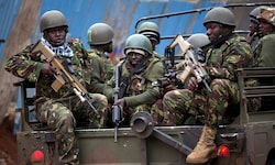 Kenianische Soldaten