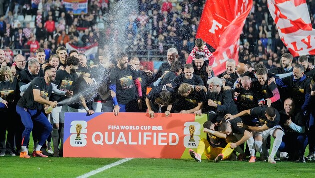 Kroatien jubelt über das WM-Ticket.