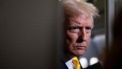 Durch den Zusammenschnitt entstand bei den Zusehern der Eindruck, US-Präsident Donald Trump ...