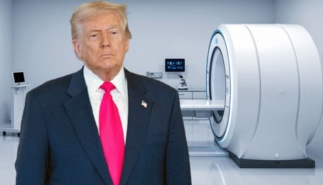 Laut US-Präsident Donald Trump war der Arzt vom Ergebnis seines MRT-Scans begeistert.