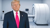 Laut US-Präsident Donald Trump war der Arzt vom Ergebnis seines MRT-Scans begeistert.