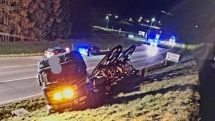 Der Lkw hatte offenbar Schwungräder geladen.