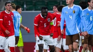 Österreichs U21 jubelte über das 1:0 in der EM-Quali gegen Belgien.