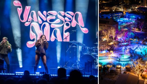 Vanessa Mai war der Stargast der diesjährigen Lumagica- und „Reutte on Ice“- Eröffnung in ...