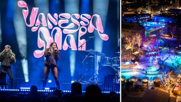 Vanessa Mai war der Stargast der diesjährigen Lumagica- und „Reutte on Ice“- Eröffnung in ...