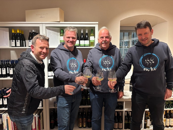 TVB-Spitze: Markus Saletz, Thomas und Hermann Ruepp sowie Ronald Petrini (v. li.).