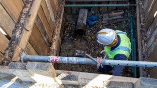 Die nötigen Grabungsarbeiten werden durch die neue Technik auf ein Minimum reduziert – damit ...