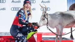 Mikaela Shiffrin rast zum neunten Rentier.
