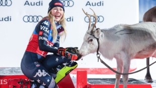 Mikaela Shiffrin rast zum neunten Rentier.