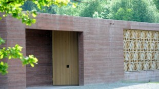 Der islamische Friedhof in Altach wurde vom Architekt Bernardo Bader gestaltet.   