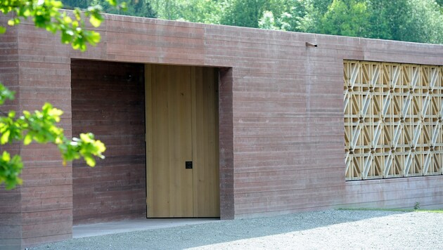 Der islamische Friedhof in Altach wurde vom Architekt Bernardo Bader gestaltet.