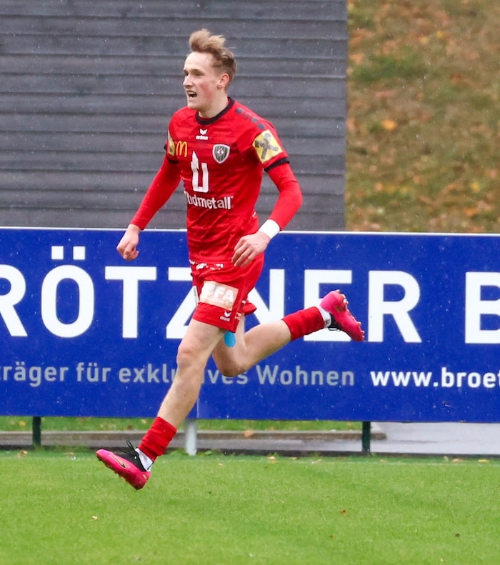 Raphael Kosakiewic traf gegen den FC Lustenau doppelt.