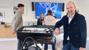 Pankl-COO Christoph Prattes beim Lehrlingstag seines Unternehmens  