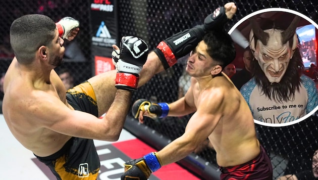 Anas Hamdaoui (li.) ließ es krachen, ebenso ein Krampus.