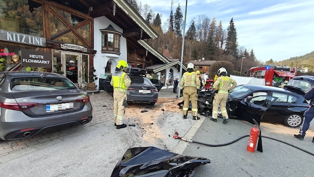 Am Unfallort zeigte sich eine Spur der Verwüstung.