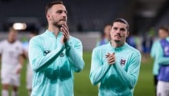 Marko Arnautovic (l.) und Marcel Sabitzer
