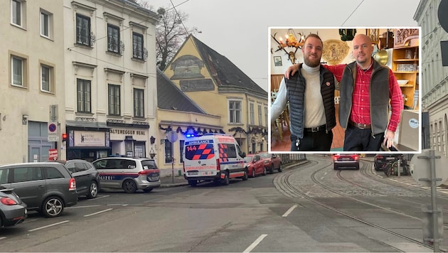 First responders: All the emergency services rushed to Nußdorfer Platz. In the meantime, the ...