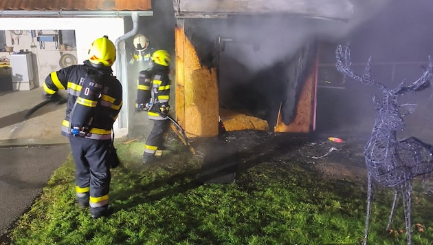 Einsatz für die Freiwilligen Feuerwehren Hart bei Graz, Raaba, Laßnitzhöhe und Autal.