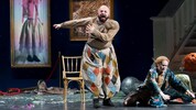 Nikoloz Lagvilava als Rigoletto und Ekaterina Solunya als Gilda