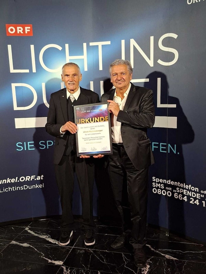 Ulrich Mattersberger wurde für sein Lebenswerk ausgezeichnet.