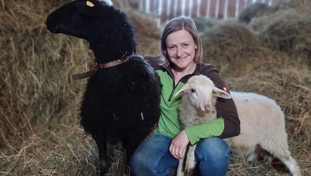 Manuela Stoxreiter betreibt einen Bergbauernbetrieb.