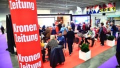 Die „Krone“ war mit einem eigenen Stand auf der SENaktiv und lud im Café zum Verweilen.