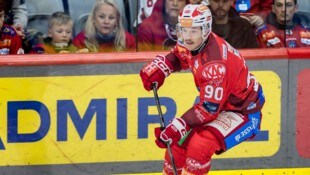 Matt Fraser traf zum 5:2-Endstand für den KAC.