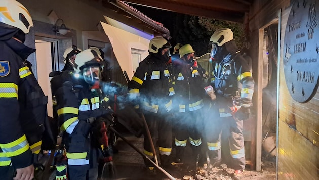 39 Florianis der FF St.Thomas am Zeiselberg und Timenitz standen im Einsatz.