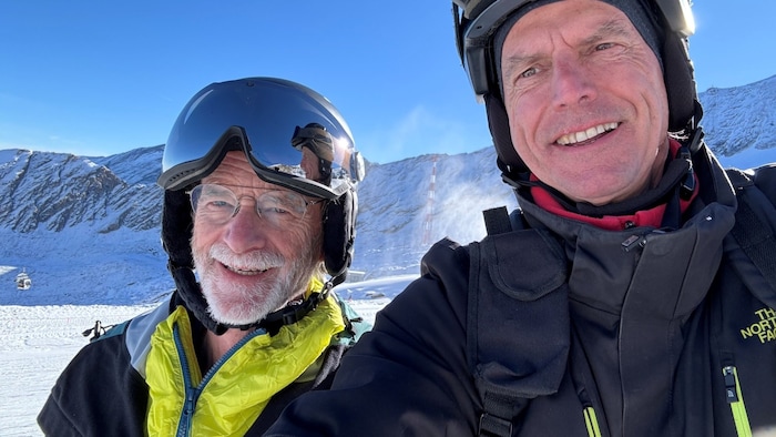 Die beiden Autoren des Ski Guide Austria: Fred Fettner (li.) und Günter Fritz (re.)