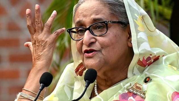 Bangladeschs Ex-Regierungschefin Sheik Hasina wurde zum Tode verurteilt.